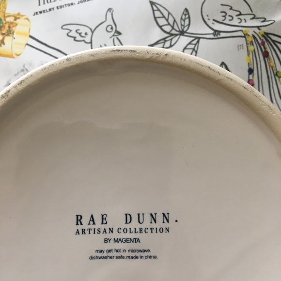 Rae Dunn dog food bowl etched with “Chow down” - Picture 5 of 5